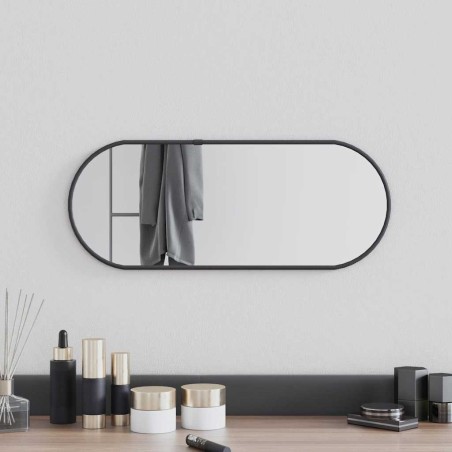 Miroir mural Noir 50x20 cm Ovale 556973556973