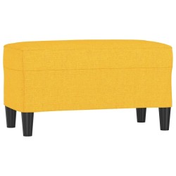 Banc Jaune clair 70x35x41 cm Tissu 556980556980