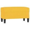 Banc Jaune clair 70x35x41 cm Tissu 556980556980
