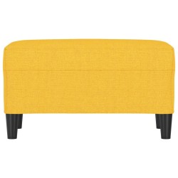 Banc Jaune clair 70x35x41 cm Tissu 556980556980