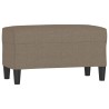 Banc Taupe 70x35x41 cm Tissu 556981556981