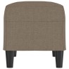 Banc Taupe 70x35x41 cm Tissu 556981556981