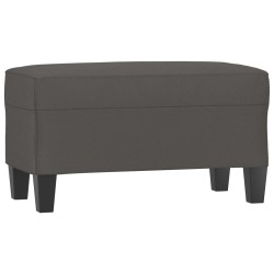 Banc Gris 70x35x41 cm Similicuir 556983556983