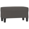 Banc Gris 70x35x41 cm Similicuir 556983556983