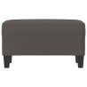 Banc Gris 70x35x41 cm Similicuir 556983556983