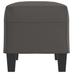 Banc Gris 70x35x41 cm Similicuir 556983556983