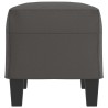 Banc Gris 70x35x41 cm Similicuir 556983556983