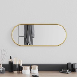 Miroir mural Doré 50x20 cm Ovale 556989556989