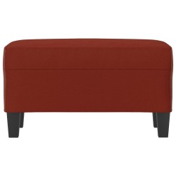 Banc Rouge bordeaux 70x35x41 cm Similicuir 556999556999