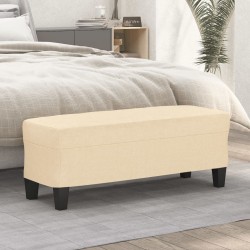 Banc Crème 100x35x41 cm Tissu 557001557001