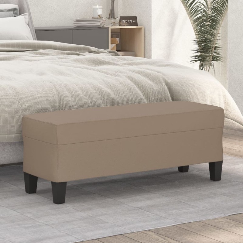 Banc Cappuccino 100x35x41 cm Similicuir 557002557002