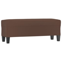 Banc Marron 100x35x41 cm Similicuir 557003557003