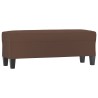 Banc Marron 100x35x41 cm Similicuir 557003557003