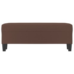 Banc Marron 100x35x41 cm Similicuir 557003557003
