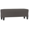 Banc Gris 100x35x41 cm Similicuir 557004557004