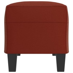 Banc Rouge bordeaux 100x35x41 cm Similicuir 557005557005