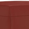 Banc Rouge bordeaux 100x35x41 cm Similicuir 557005557005