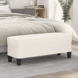 Banc Crème 100x35x41 cm Similicuir 557006557006