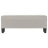 Banc Gris clair 100x35x41 cm Tissu microfibre 557007557007