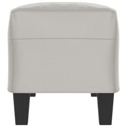 Banc Gris clair 100x35x41 cm Tissu microfibre 557007557007
