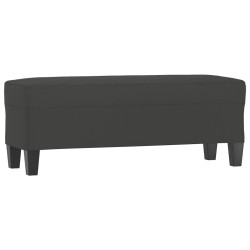 Banc Gris foncé 100x35x41 cm Tissu microfibre 557009557009