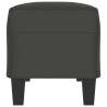 Banc Gris foncé 100x35x41 cm Tissu microfibre 557009557009