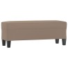 Banc Taupe 100x35x41 cm Tissu microfibre 557010557010