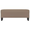 Banc Taupe 100x35x41 cm Tissu microfibre 557010557010