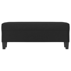 Banc Noir 100x35x41 cm Similicuir 557011557011