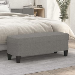 Banc Gris foncé 100x35x41 cm Tissu 557013557013