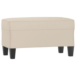 Banc Crème 70x35x41 cm Tissu microfibre 557015557015