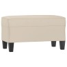 Banc Crème 70x35x41 cm Tissu microfibre 557015557015