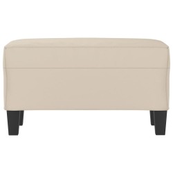 Banc Crème 70x35x41 cm Tissu microfibre 557015557015