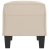 Banc Crème 70x35x41 cm Tissu microfibre 557015557015