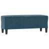 Banc Bleu 100x35x41 cm Velours 557016557016