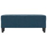 Banc Bleu 100x35x41 cm Velours 557016557016