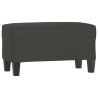 Banc Gris foncé 70x35x41 cm Tissu microfibre 557017557017