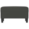 Banc Gris foncé 70x35x41 cm Tissu microfibre 557017557017