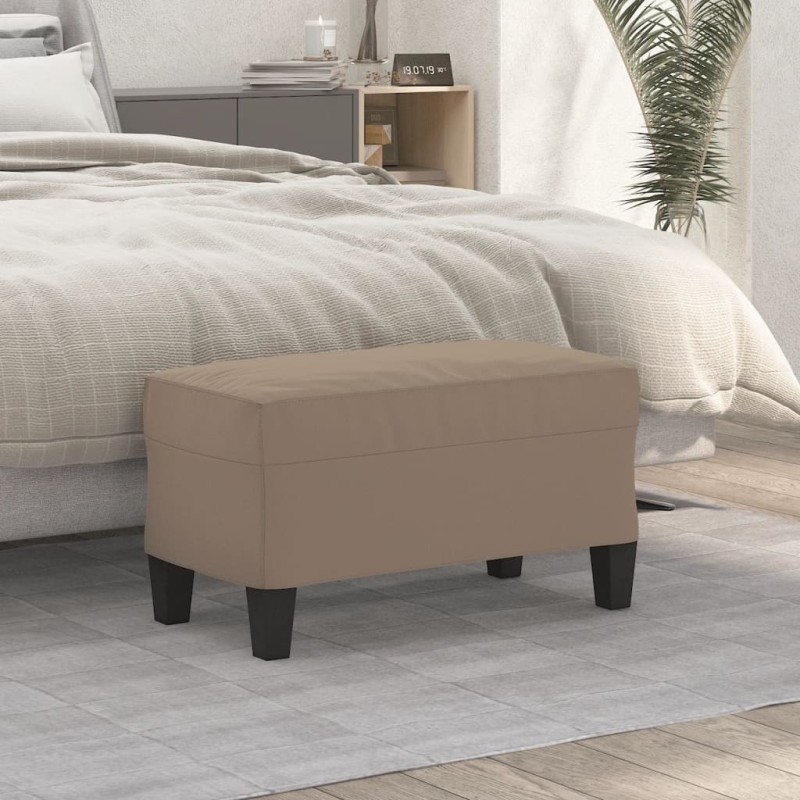 Banc Taupe 70x35x41 cm Tissu microfibre 557018557018
