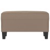 Banc Taupe 70x35x41 cm Tissu microfibre 557018557018