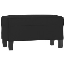 Banc Noir 70x35x41 cm Tissu microfibre 557019557019
