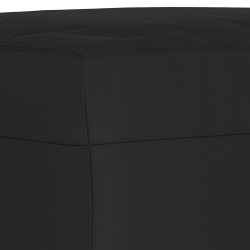 Banc Noir 70x35x41 cm Tissu microfibre 557019557019