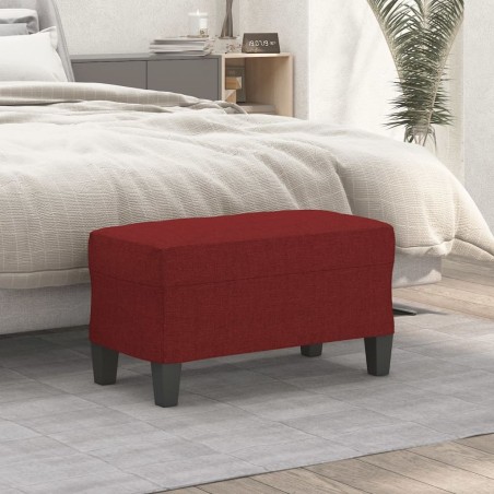 Banc Rouge bordeaux 70x35x41 cm Tissu 557021557021