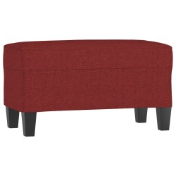 Banc Rouge bordeaux 70x35x41 cm Tissu 557021557021