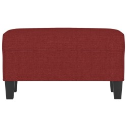 Banc Rouge bordeaux 70x35x41 cm Tissu 557021557021