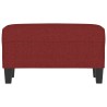 Banc Rouge bordeaux 70x35x41 cm Tissu 557021557021