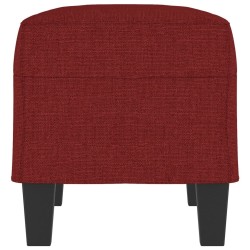 Banc Rouge bordeaux 70x35x41 cm Tissu 557021557021