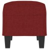 Banc Rouge bordeaux 70x35x41 cm Tissu 557021557021
