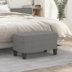 Banc Gris foncé 70x35x41 cm Tissu 557023557023
