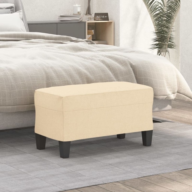 Banc Crème 70x35x41 cm Tissu 557024557024